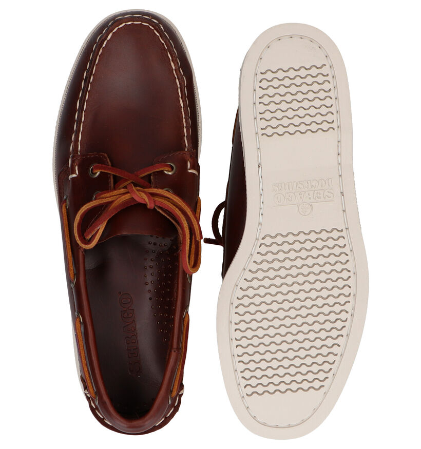 Sebago Dockside Chaussures bateau en Brun pour hommes (336831)