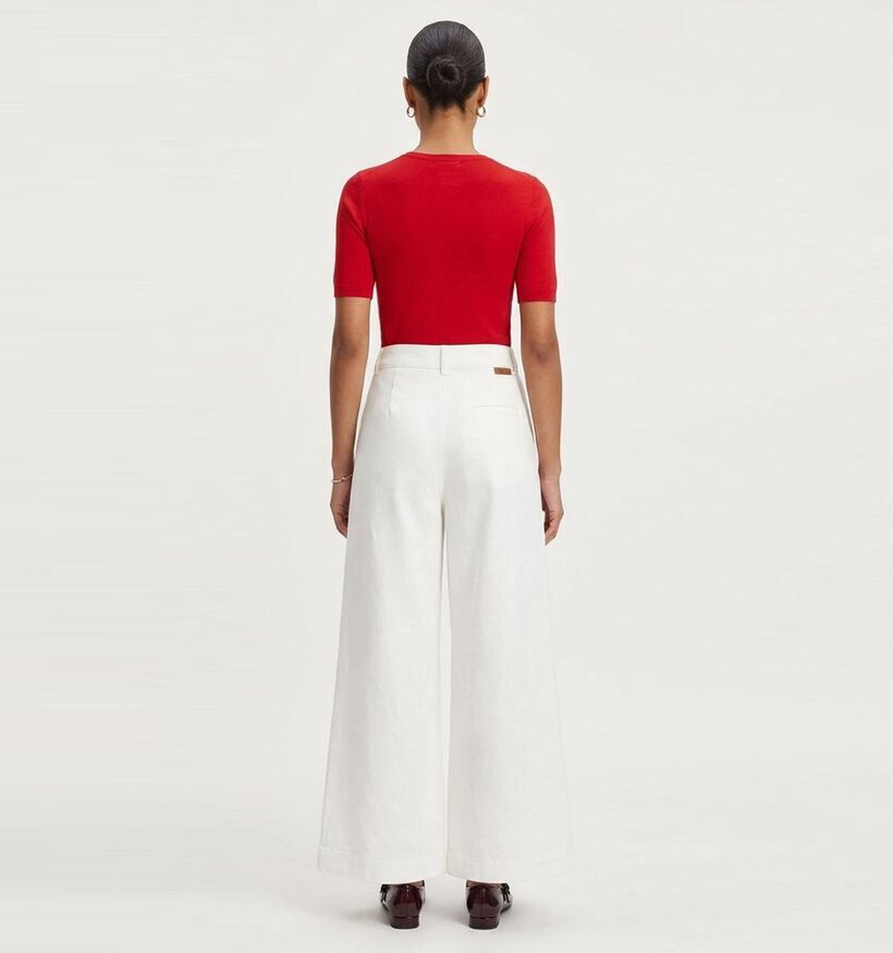 Ador&eacute; Soline Pantalon classique en Blanc pour femmes (379165)