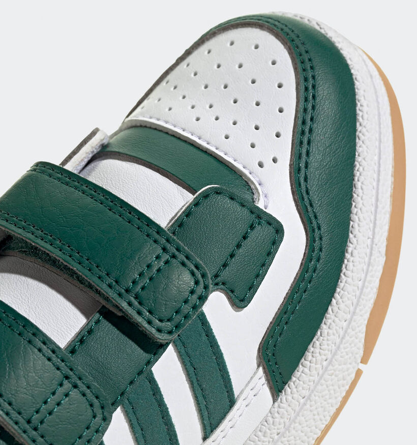 adidas Rapic Court Wit/Groene Sneakers voor jongens, meisjes (359670) - geschikt voor steunzolen