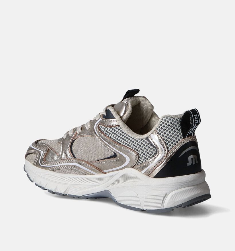 Maruti Novi Gouden Sneakers voor dames (355858) - geschikt voor steunzolen