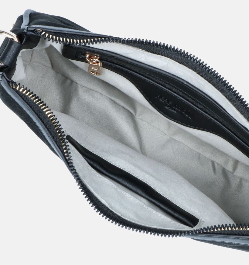 Pepe Moll Velvet Zwarte Schoudertas voor dames (349686)