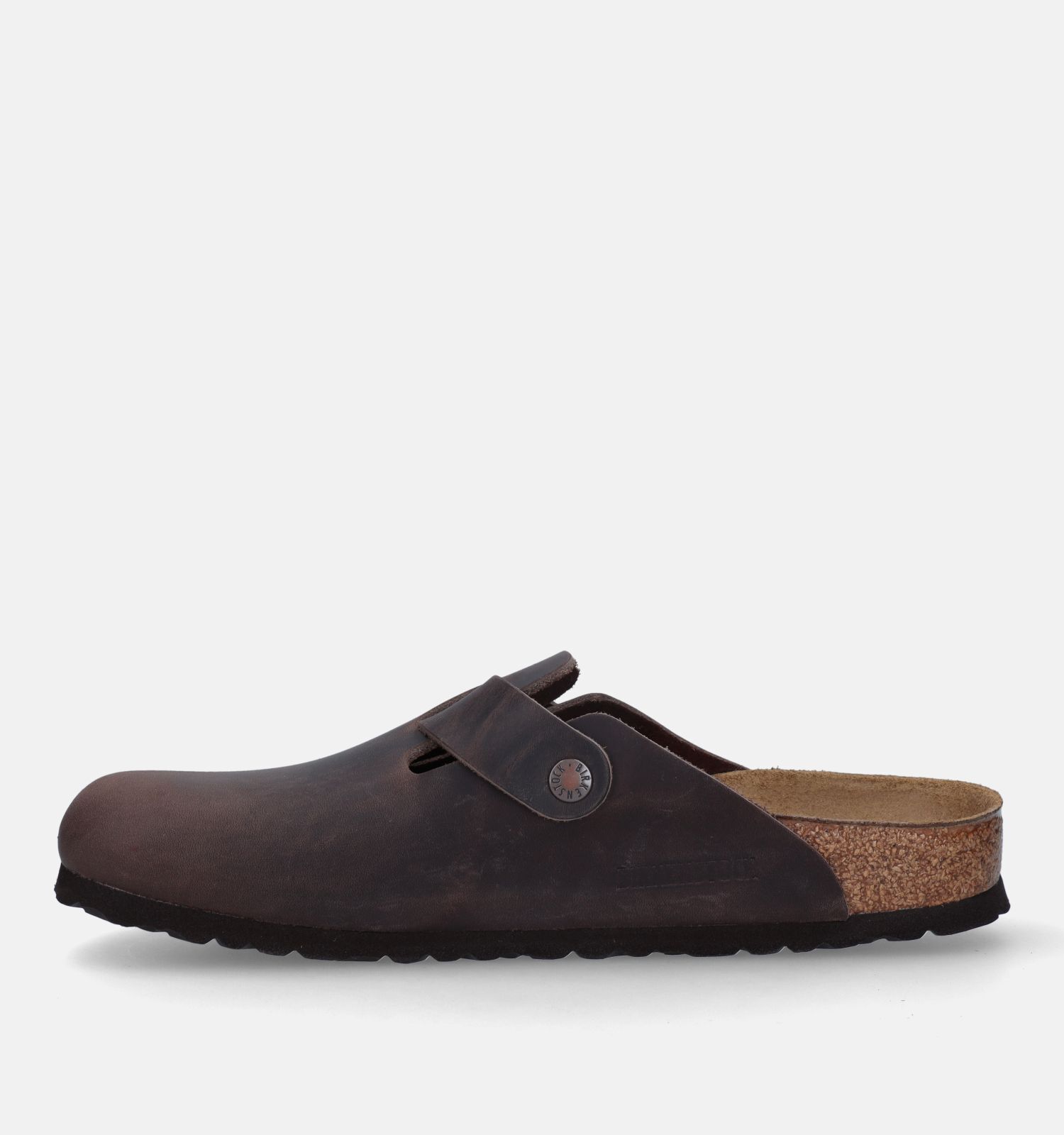 Birkenstock Boston Bruine Slippers Heren Slippers Online op TORFS.BE