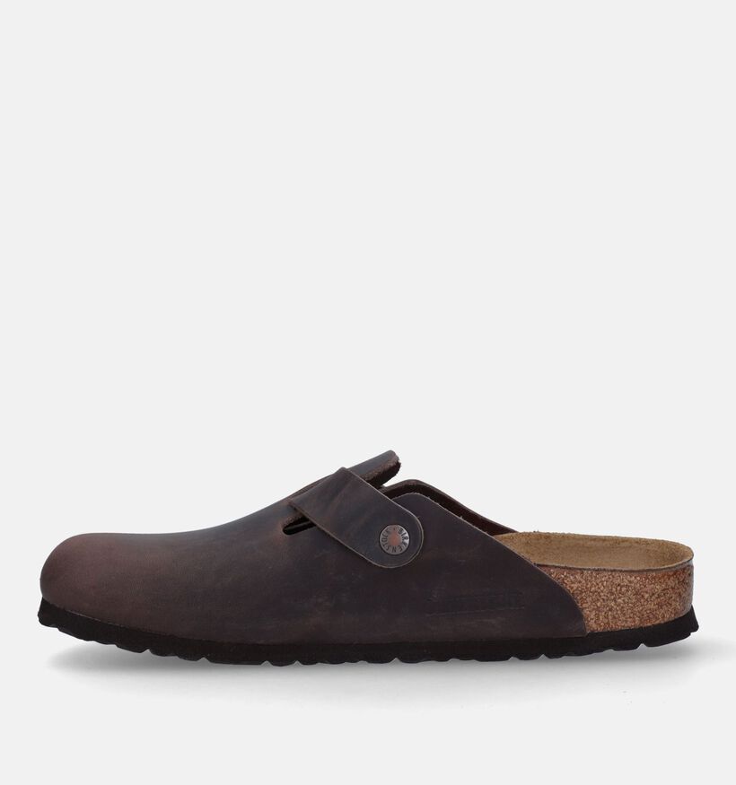Birkenstock Boston Nu-pieds en Marron pour hommes (330624)