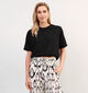 Vero Moda Penny Cropped T-shirt en Noir pour femmes (358791)