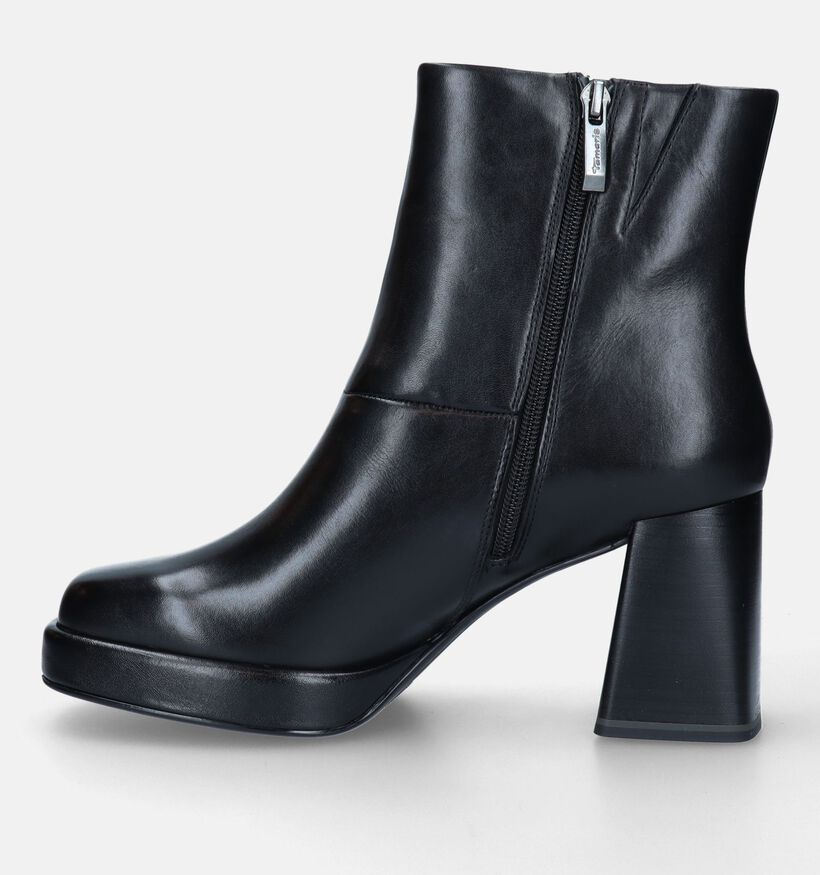 Tamaris Bottines avec talon carré en Noir pour femmes (330553)