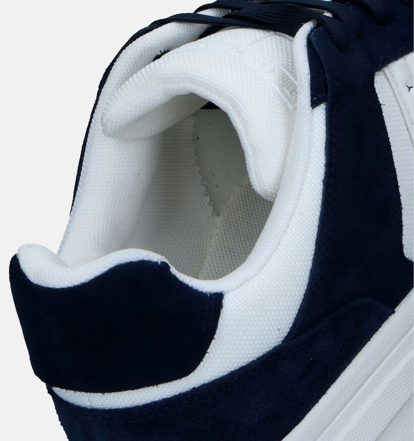 Tommy Hilfiger TJM Mix Mat Cupsole 2.0 Blauwe Veterschoenen voor heren (336692) - geschikt voor steunzolen