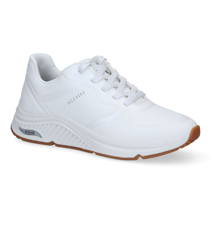 Skechers Arch Fit S-Miles Baskets en Noir pour femmes (334194) - pour semelles orthopédiques