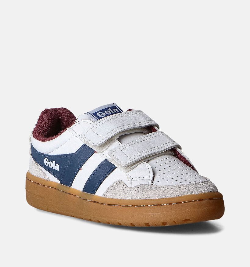 Gola 530 Eagle Strap Baskets en Blanc pour filles, garçons (352366) - pour semelles orthopédiques