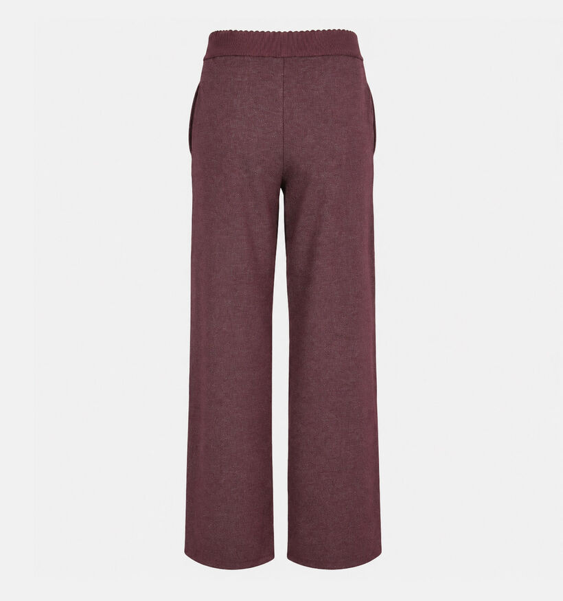 Vila Tony Pantalon classique en Bordeaux pour femmes (379773)