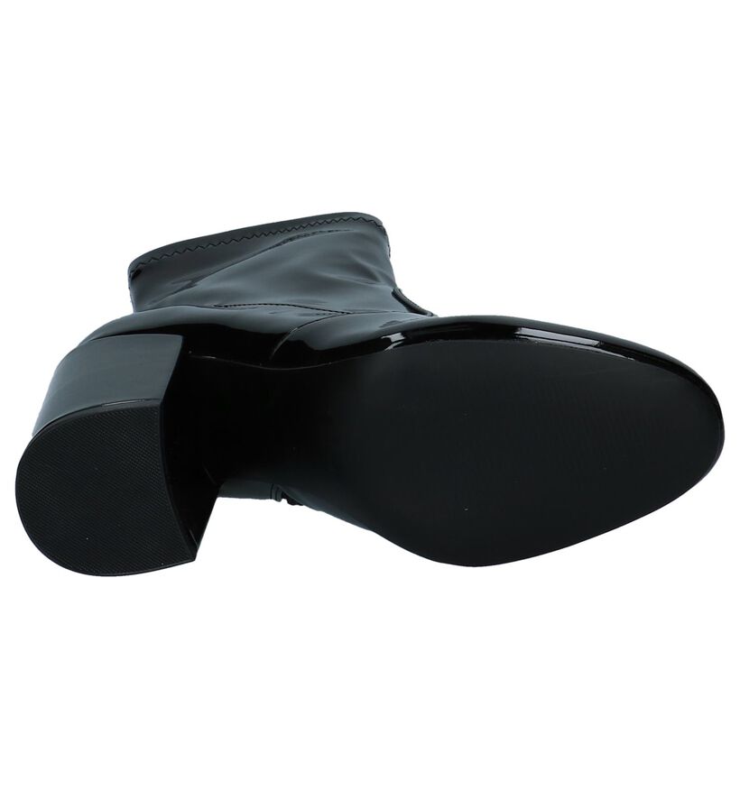Steve Madden Gaze Zwarte Enkellaarzen met Hoge Hak, Zwart, pdp
