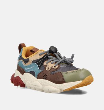 Naturino x Flower Mountain Lage schoenen Bruin/Blauw/Groen