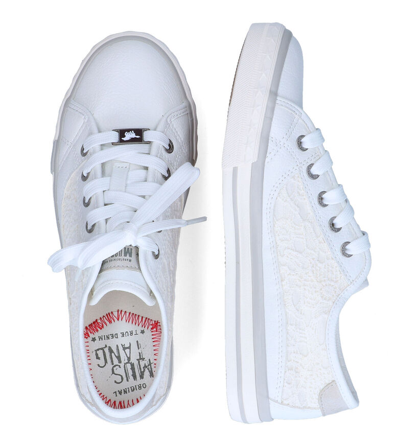 Mustang Witte Sneakers voor dames (303687)