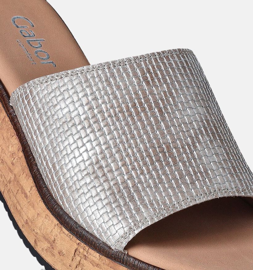 Gabor Beige Slippers met Sleehak voor dames (355073)