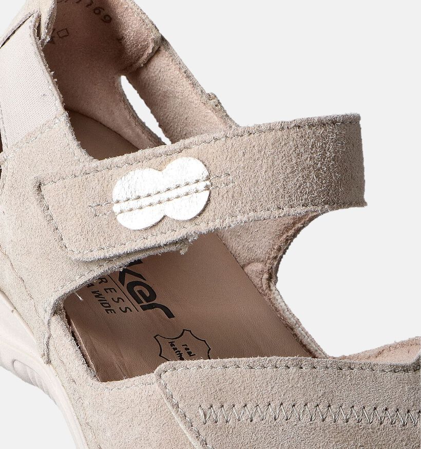Rieker Beige Sandalen voor Steunzolen voor dames (354937) - geschikt voor steunzolen