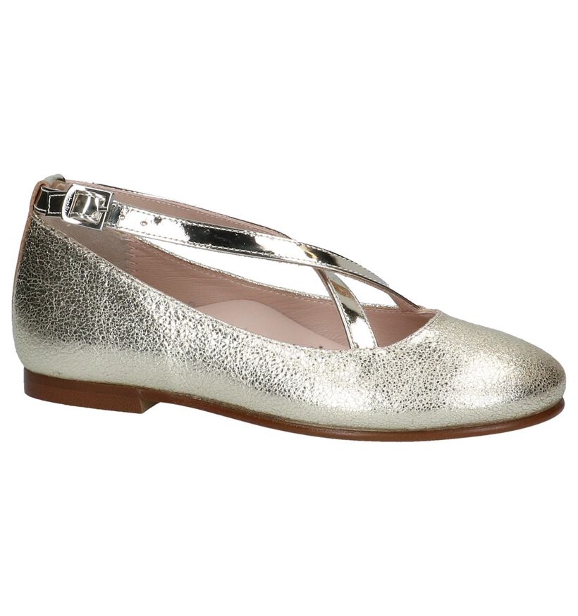 Beberlis Ballerines en Or en cuir (245717)