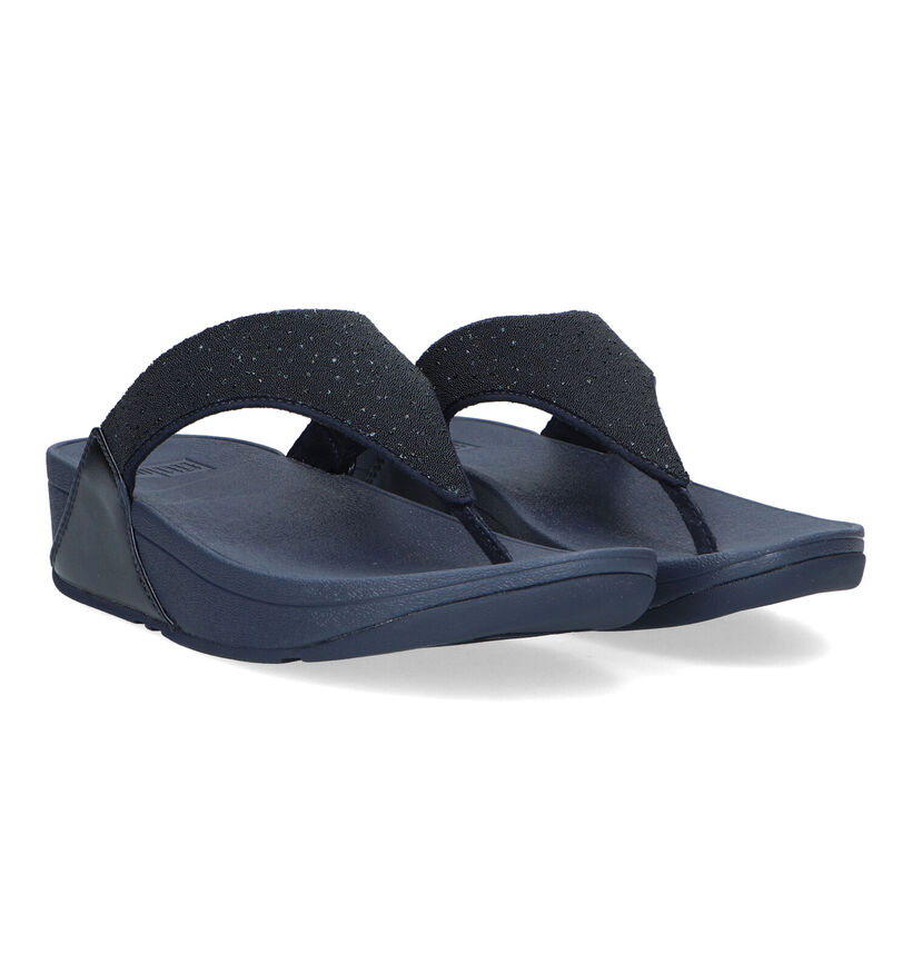 FitFlop Lulu Opul Tongs en Bleu pour femmes (320476)