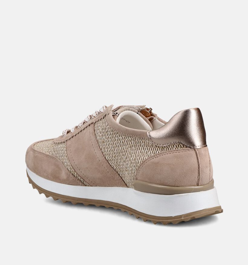 Nathan-Baume Baskets en Beige pour femmes (372235) - pour semelles orthop&eacute;diques