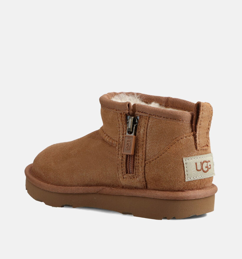 UGG Classic Ultra Mini Dazzle Bruine Boots voor meisjes (372325)
