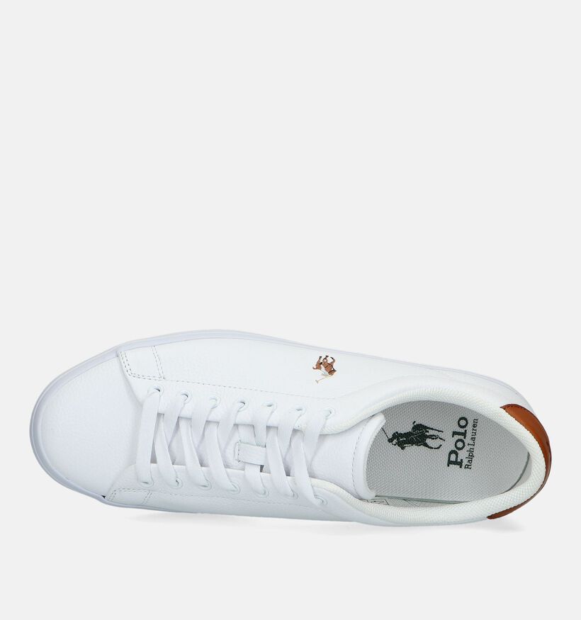 Polo Ralph Lauren Longwood Witte Veterschoenen voor heren (330027) - geschikt voor steunzolen