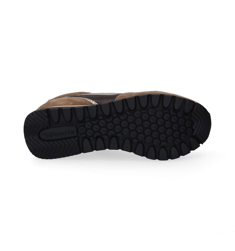 Tamaris Baskets casual en Taupe en textile (296756)