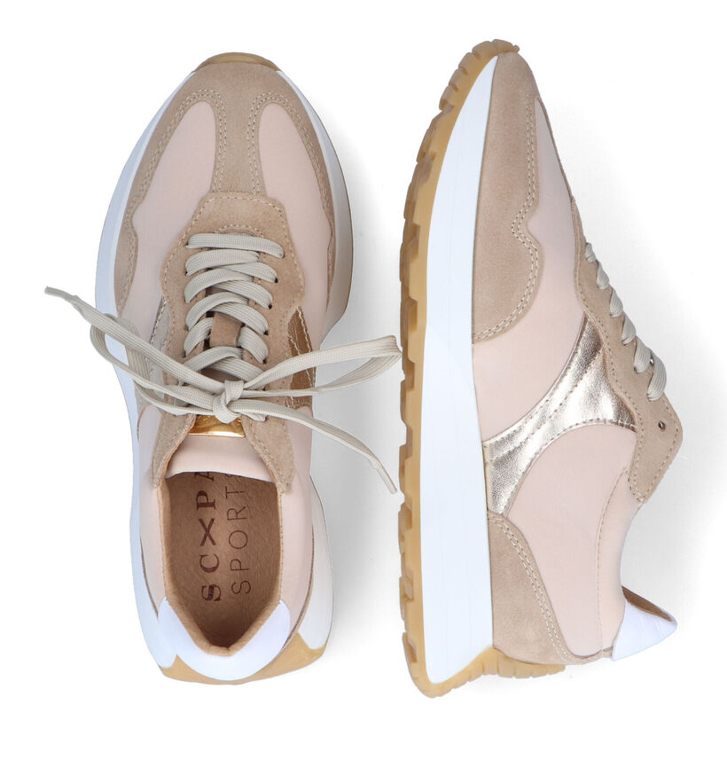 Scapa Baskets habillées en Beige pour femmes (307043) - pour semelles orthopédiques
