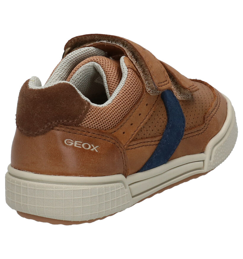 Geox Cognac Velcroschoenen in kunstleer (265783)