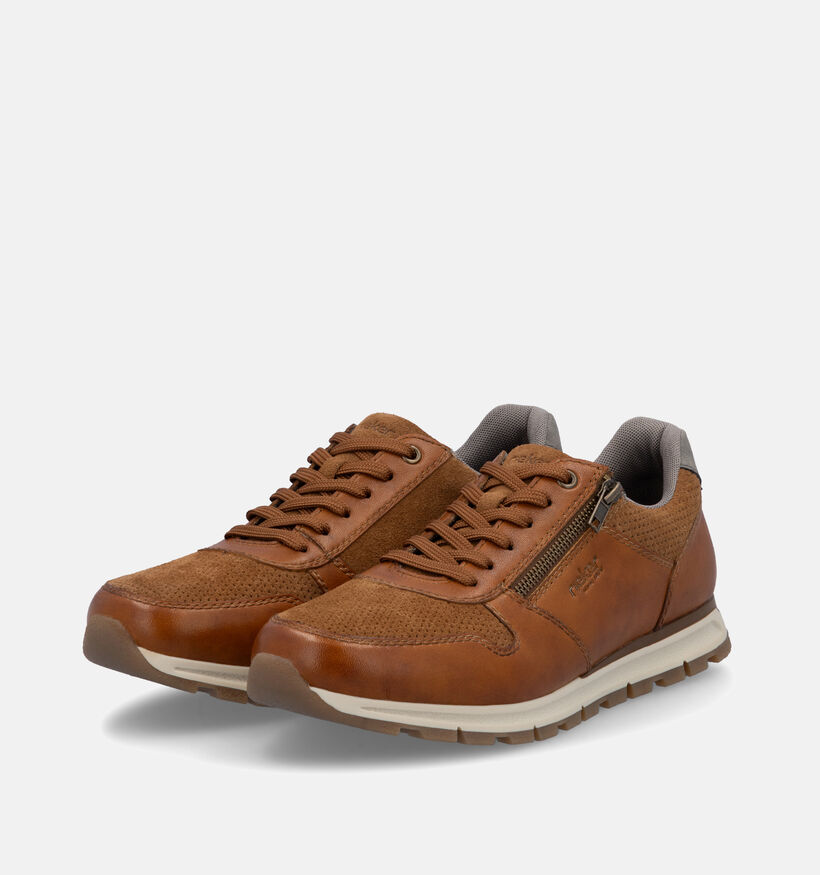 Rieker Cognac Veterschoenen voor heren (354796) - geschikt voor steunzolen