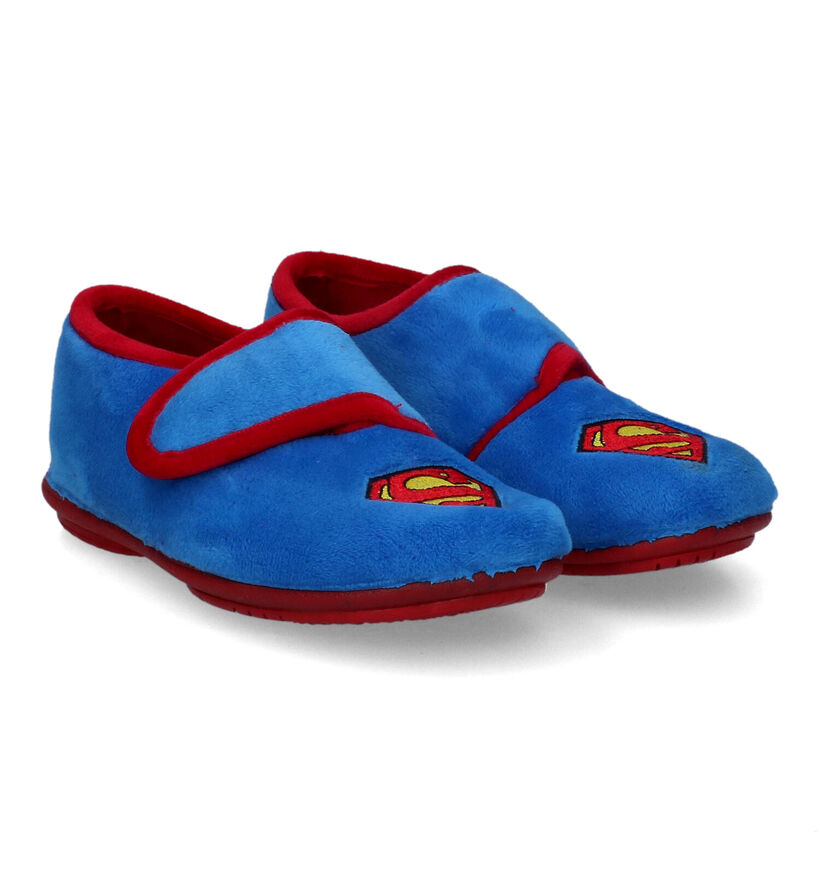 Ani Superman Pantoufles en Bleu pour garçons (317263)