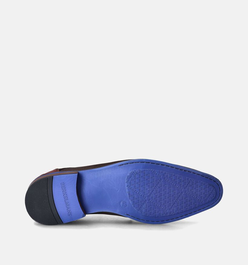 Berkelmans Chaussures classiques en Brun foncé pour hommes (357854) - pour semelles orthopédiques
