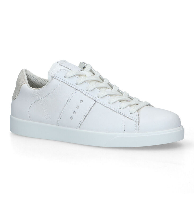 ECCO Street Lite Chaussures à lacets en Blanc pour femmes (321153) - pour semelles orthopédiques