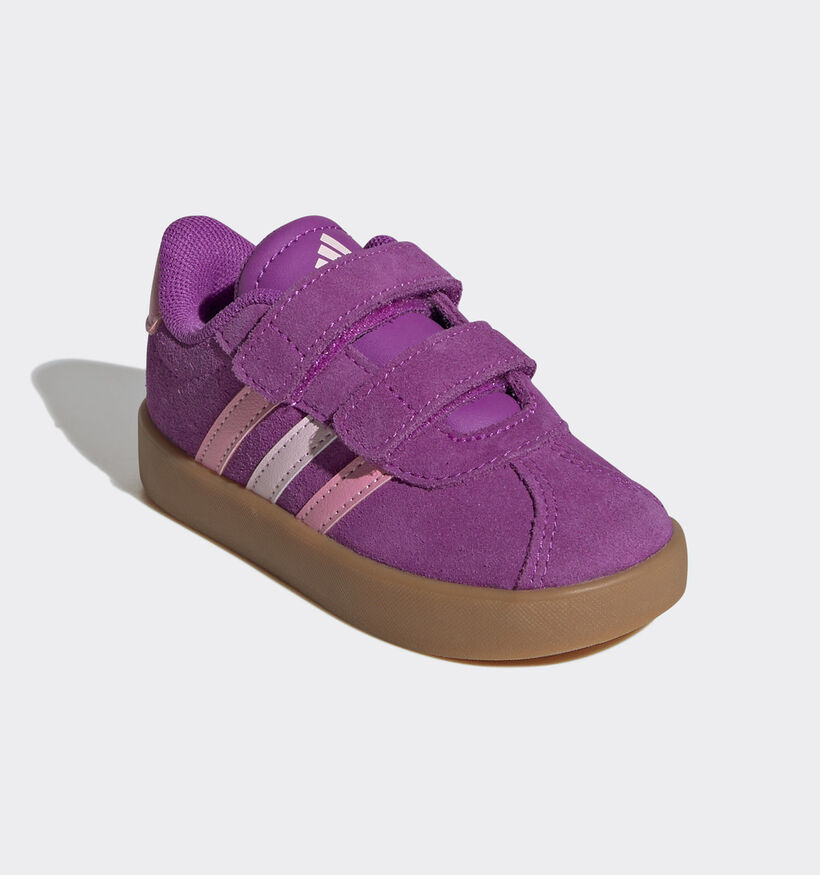 adidas Court 3.0 Paarse Sneakers voor meisjes (350137)