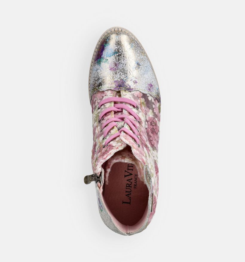 Laura Vita Alcbaneo Roze Enkellaarzen voor dames (373210)