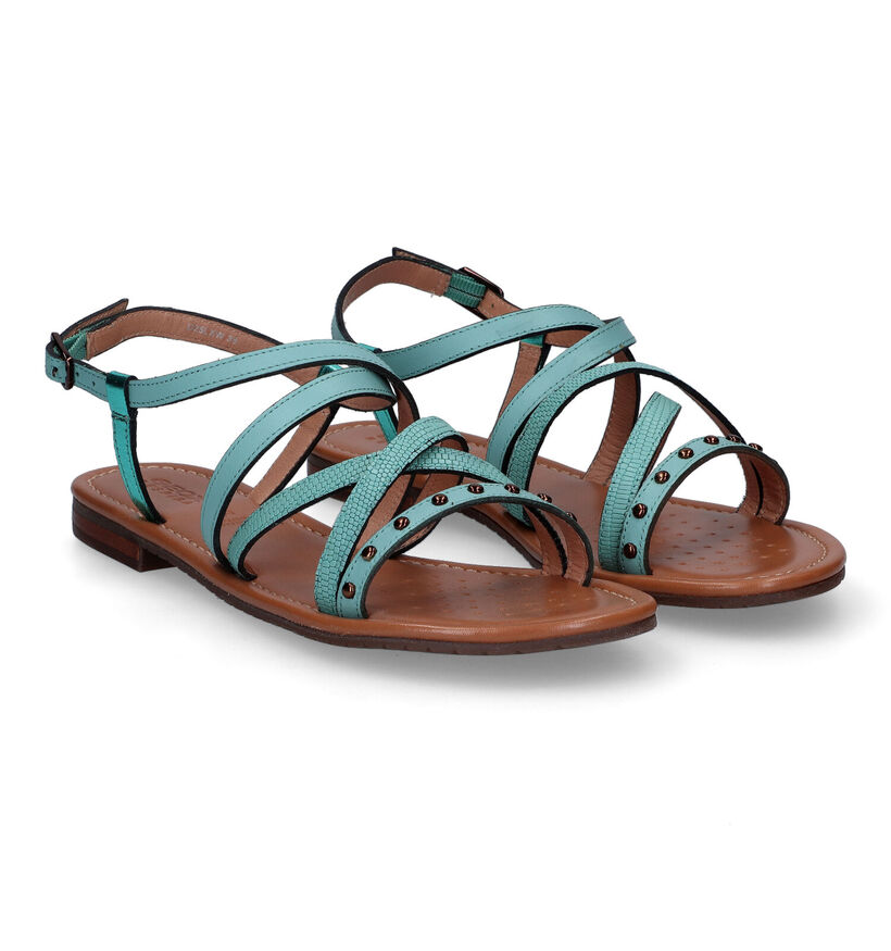 Geox Sozy Sandales en Turquoise pour femmes (311586)