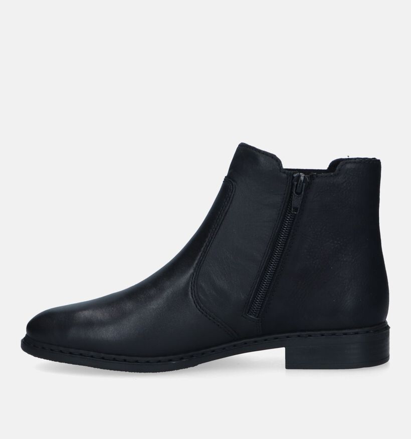 Rieker Bottines plates en Noir pour femmes (331633)