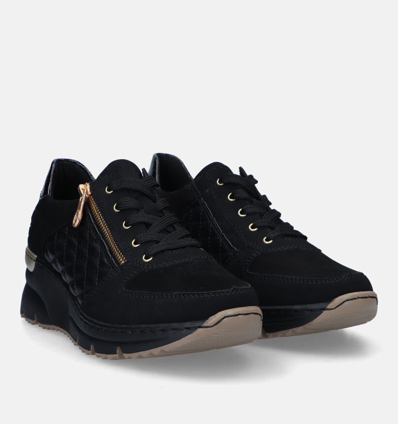 Rieker Baskets Wedge en Noir pour femmes (331599) - pour semelles orthopédiques