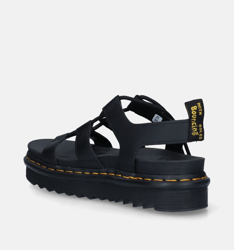 Dr. Martens Nartilla Zwarte Sandalen voor dames (334981)