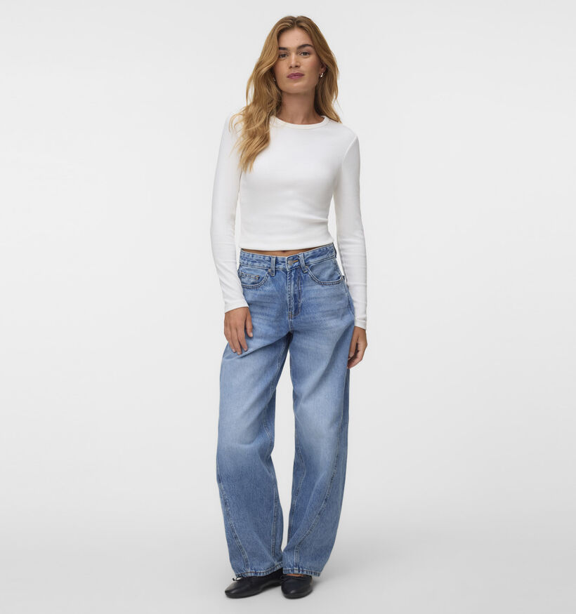 Vero Moda Zoe Mr Barrel Straight Leg Blauwe Jeans voor dames (377575)
