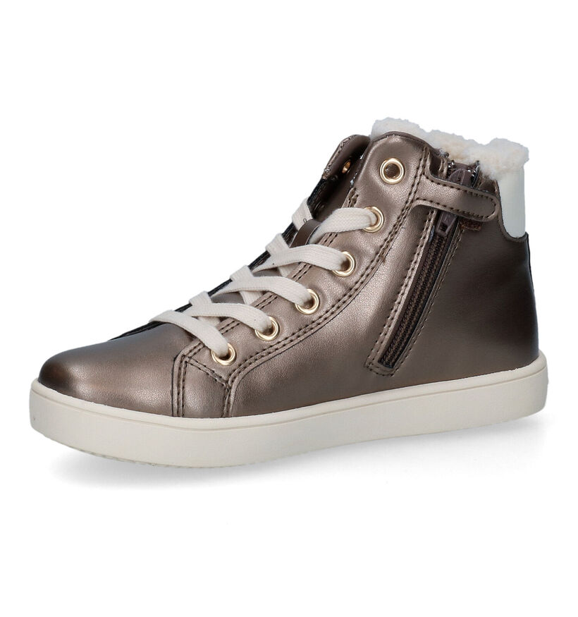 Geox Kathe Baskets en Bronze en simili cuir (317654)