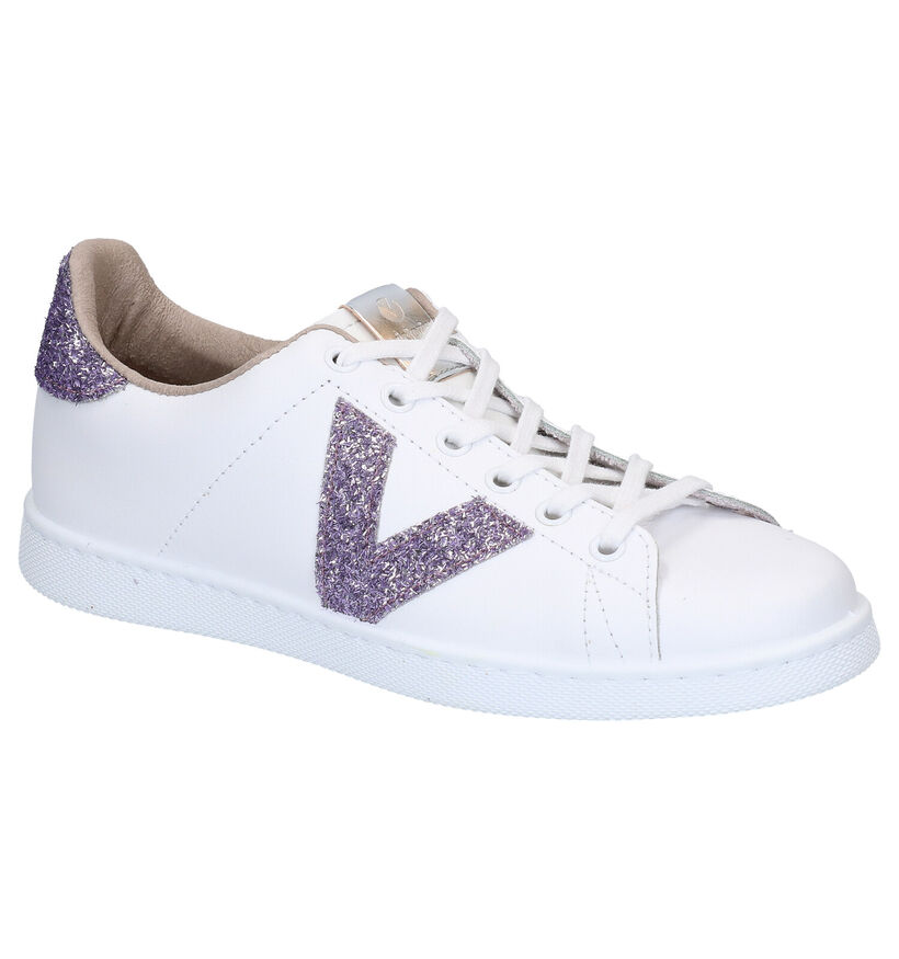 Victoria Baskets casual en Blanc en cuir (275073)