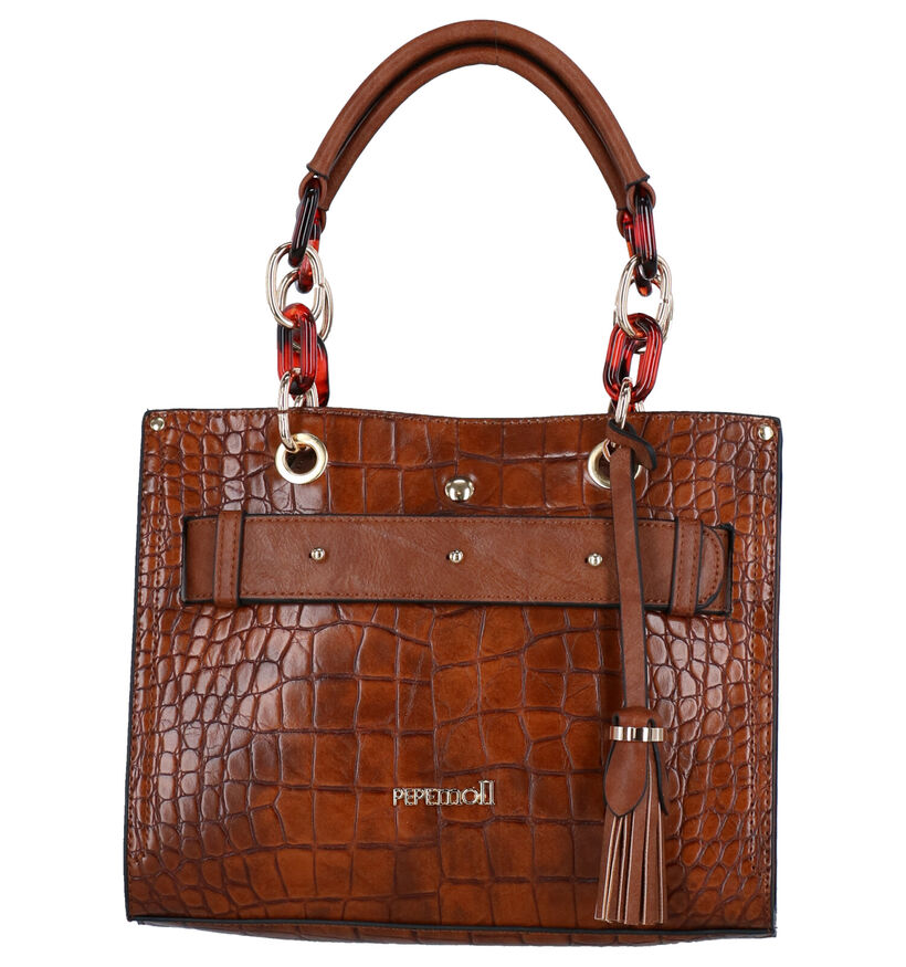 Pepe Moll Cognac Handtas in kunstleer (283580)