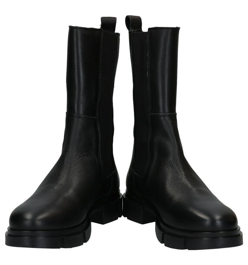 Via Limone Bottes en Noir en cuir (288544)