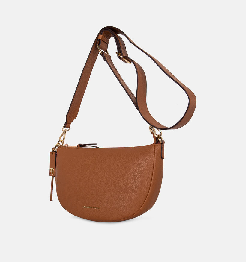 Laurent David Cognac Crossbodytas voor dames (381543)