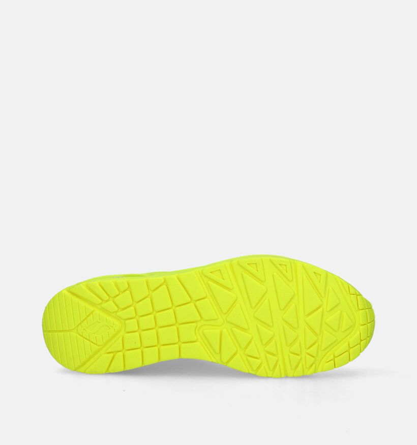 Skechers Uno Night Shades Baskets en Jaune pour femmes (342448)