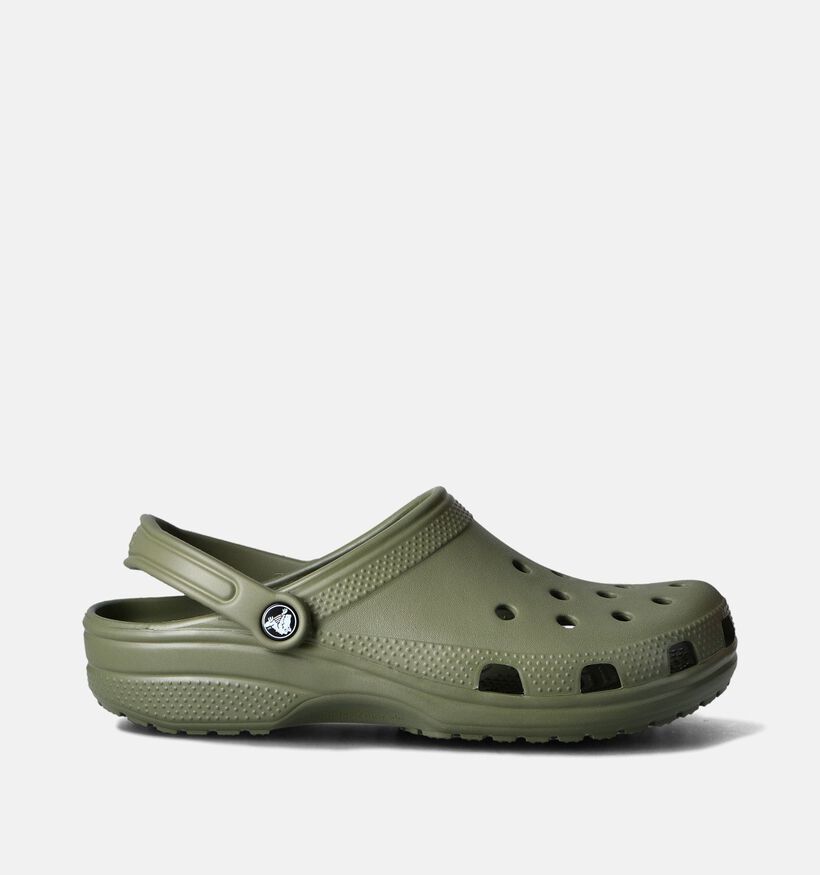 Crocs Classic Nu-pieds en Vert Khaki pour hommes (354141)