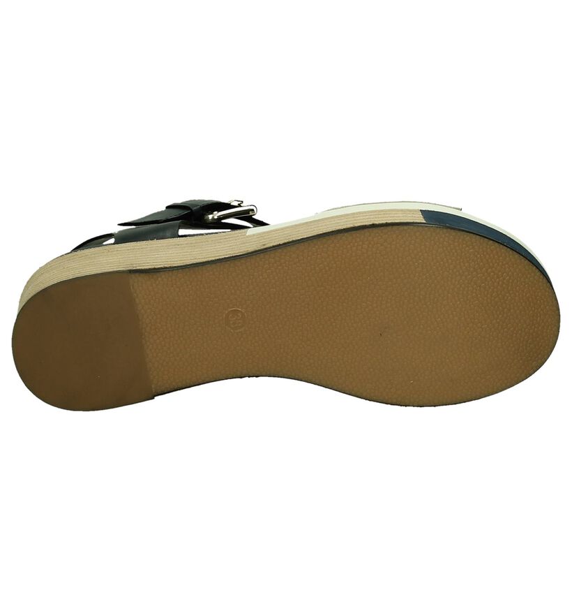 Elvio Zanon Donker Blauw Sandalen Gekleed, , pdp