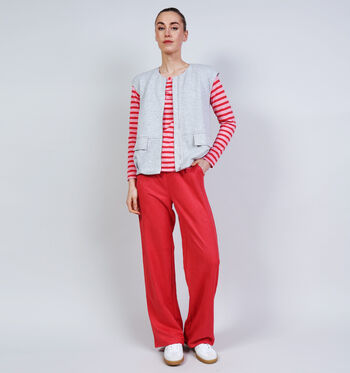 Vero Moda Vesten Grijs