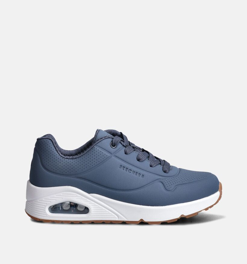 Skechers Uno Stand On Air Baskets en Bleu pour filles, garçons (360980)