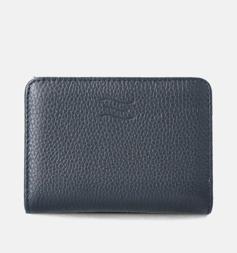 Crinkles Blauwe Ritsportemonnee voor dames (358086)