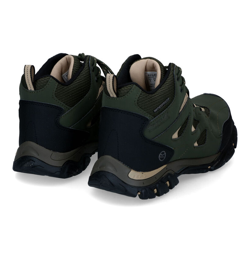 Regatta Holcombe Kaki Wandelschoenen voor heren (331962) - geschikt voor steunzolen