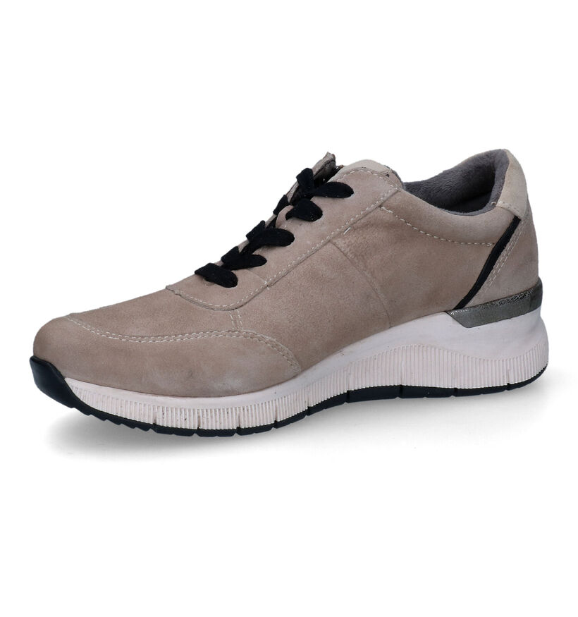 Tamaris Comfort Taupe Sneakers in nubuck (317965)
